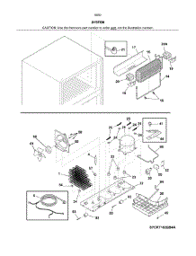 System parts for Kenmore Refrigerator 253.60505612 (25360505612, 253 60505612) from AppliancePartsPros.com
