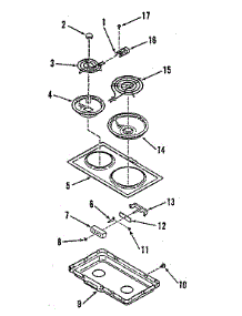 Optional Electric Coil Module Kit parts for Kenmore Cooktop 911.4398512 (9114398512, 911 4398512) from AppliancePartsPros.com