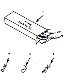 Wire Harnesses And Components parts for Kenmore Cooktop 911.3378812 (9113378812, 911 3378812) from AppliancePartsPros.com