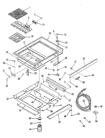 Main Top Section parts for Kenmore Cooktop 911.4338611 (9114338611, 911 4338611) from AppliancePartsPros.com