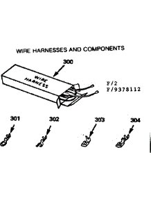 Wire Harnesses And Components parts for Kenmore Cooktop 911.9378112 (9119378112, 911 9378112) from AppliancePartsPros.com