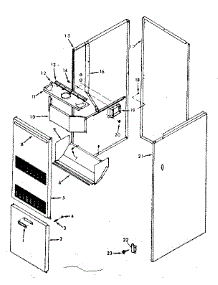 Gas-Fired Furnace parts for Kenmore Furnace 867.762670 (867762670, 867 762670) from AppliancePartsPros.com