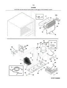 System parts for Kenmore Refrigerator 253.70504612 (25370504612, 253 70504612) from AppliancePartsPros.com