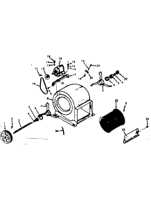 Blower Assembly parts for Kenmore Furnace 867.762770 (867762770, 867 762770) from AppliancePartsPros.com