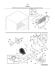 System parts for Kenmore Refrigerator 253.70602415 (25370602415, 253 70602415) from AppliancePartsPros.com