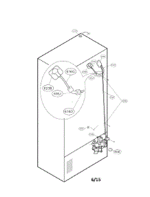 Ice And Water Parts parts for Kenmore Refrigerator 795.70323311 (79570323311, 795 70323311) from AppliancePartsPros.com