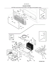 Cooling System parts for Kenmore Refrigerator 253.70443419 (25370443419, 253 70443419) from AppliancePartsPros.com