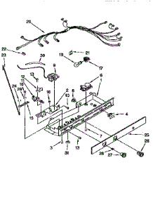 Control parts for Kenmore Refrigerator 106.9555782 (1069555782, 106 9555782) from AppliancePartsPros.com