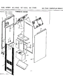 Furnace Casing parts for Kenmore Furnace 867.765951 (867765951, 867 765951) from AppliancePartsPros.com
