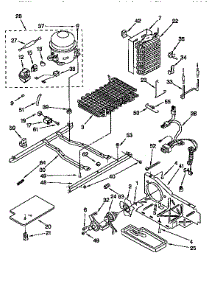 Unit parts for Kenmore Refrigerator 106.9557612 (1069557612, 106 9557612) from AppliancePartsPros.com