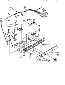 Control parts for Kenmore Refrigerator 106.9557652 (1069557652, 106 9557652) from AppliancePartsPros.com