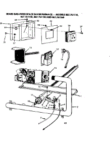 Gas Burners And Manifold parts for Kenmore Furnace 867.761120 (867761120, 867 761120) from AppliancePartsPros.com