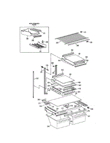 Shelf Parts parts for Kenmore Refrigerator 363.9711711 (3639711711, 363 9711711) from AppliancePartsPros.com