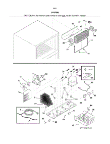 System parts for Kenmore Refrigerator 253.60412415 (25360412415, 253 60412415) from AppliancePartsPros.com