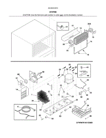System parts for Kenmore Refrigerator 253.60022610 (25360022610, 253 60022610) from AppliancePartsPros.com