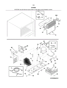 System parts for Kenmore Refrigerator 253.70504414 (25370504414, 253 70504414) from AppliancePartsPros.com