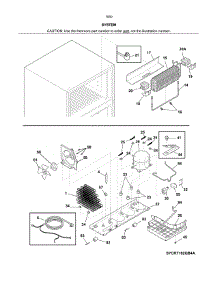 System parts for Kenmore Refrigerator 253.70502610 (25370502610, 253 70502610) from AppliancePartsPros.com