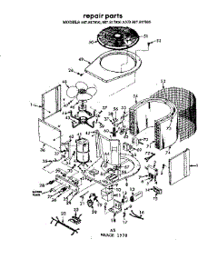 Unit Parts parts for Kenmore Heat Pump System 867.817910 (867817910, 867 817910) from AppliancePartsPros.com