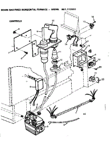 Controls parts for Kenmore Furnace 867.772930 (867772930, 867 772930) from AppliancePartsPros.com