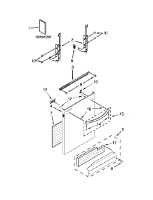 Door And Panel Parts parts for Kenmore Dishwasher 665.13492N410 (66513492N410, 665 13492N410) from AppliancePartsPros.com