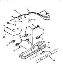 Control parts for Kenmore Refrigerator 106.9502820 (1069502820, 106 9502820) from AppliancePartsPros.com