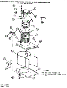 Blower Assembly / 814050 parts for Kenmore Heat Pump System 867.814020 (867814020, 867 814020) from AppliancePartsPros.com