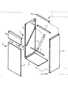 Return Air Cabinet parts for Kenmore Furnace 867.762210 (867762210, 867 762210) from AppliancePartsPros.com