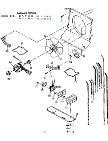 Fan And Wiring parts for Kenmore Furnace 867.736473 (867736473, 867 736473) from AppliancePartsPros.com