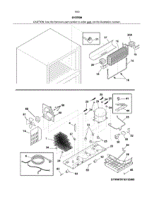 System parts for Kenmore Refrigerator 253.70409610 (25370409610, 253 70409610) from AppliancePartsPros.com