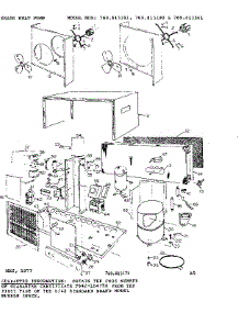 Exploded View parts for Kenmore Heat Pump System 769.813190 (769813190, 769 813190) from AppliancePartsPros.com