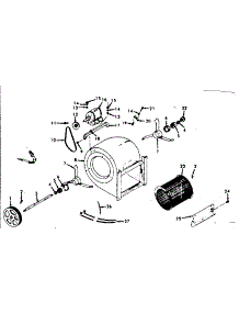 Blower parts for Kenmore Furnace 867.763472 (867763472, 867 763472) from AppliancePartsPros.com