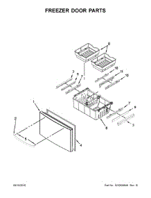 Freezer Door Parts parts for Kenmore Refrigerator 596.79242017 (59679242017, 596 79242017) from AppliancePartsPros.com