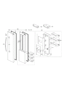 Refrigerator Parts parts for Kenmore Refrigerator 795.51833411 (79551833411, 795 51833411) from AppliancePartsPros.com