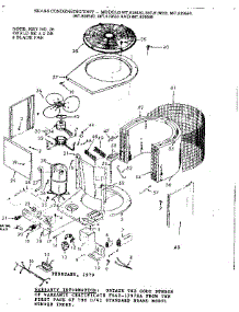 Unit Parts parts for Kenmore Heat Pump System 867.819550 (867819550, 867 819550) from AppliancePartsPros.com