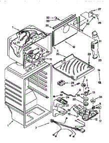 Liner parts for Kenmore Refrigerator 106.9650583 (1069650583, 106 9650583) from AppliancePartsPros.com