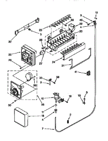 Icemaker parts for Kenmore Refrigerator 106.9658685 (1069658685, 106 9658685) from AppliancePartsPros.com