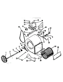 P.S.C. Blower parts for Kenmore Furnace 735.767522 (735767522, 735 767522) from AppliancePartsPros.com