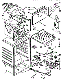 Liner parts for Kenmore Refrigerator 106.9659722 (1069659722, 106 9659722) from AppliancePartsPros.com