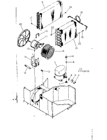 Refrigeration System & Air Handling Parts parts for Kenmore Heat Pump System 253.7742410 (2537742410, 253 7742410) from AppliancePartsPros.com