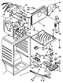 Liner parts for Kenmore Refrigerator 106.9650612 (1069650612, 106 9650612) from AppliancePartsPros.com