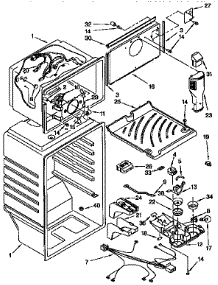 Liner parts for Kenmore Refrigerator 106.9658413 (1069658413, 106 9658413) from AppliancePartsPros.com
