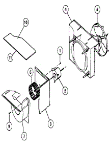 Blower Assembly parts for Kenmore Heat Pump System 81120 from AppliancePartsPros.com