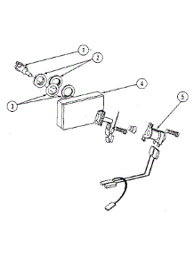Door - Rinse Dispenser parts for Kenmore Dishwasher 195.95 / 1988 (19595 / 1988, 195 95 / 1988) from AppliancePartsPros.com