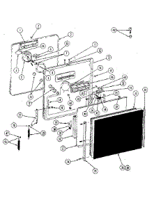 Door parts for Kenmore Dishwasher 195.95 / 1988 (19595 / 1988, 195 95 / 1988) from AppliancePartsPros.com