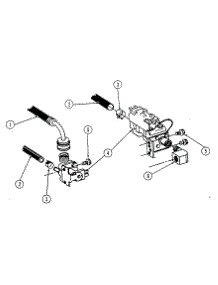 Motor Assembly - Water Valve parts for Kenmore Dishwasher 195.95 / 1988 (19595 / 1988, 195 95 / 1988) from AppliancePartsPros.com
