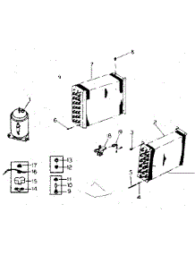 Unit Parts parts for Kenmore Heat Pump System 253.8755100 (2538755100, 253 8755100) from AppliancePartsPros.com