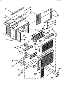 Cabinet parts for Kenmore Heat Pump System 106.35712591 (10635712591, 106 35712591) from AppliancePartsPros.com