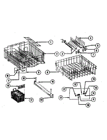 Motor Assembly-Pump Motor parts for Kenmore Dishwasher 194.95 / 1988 (19495 / 1988, 194 95 / 1988) from AppliancePartsPros.com