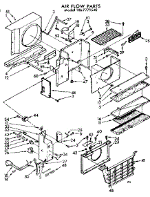 Air Flow Parts parts for Kenmore Heat Pump System 106.7771540 (1067771540, 106 7771540) from AppliancePartsPros.com
