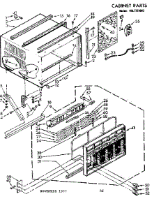 Cabinet Parts parts for Kenmore Heat Pump System 106.7772093 (1067772093, 106 7772093) from AppliancePartsPros.com